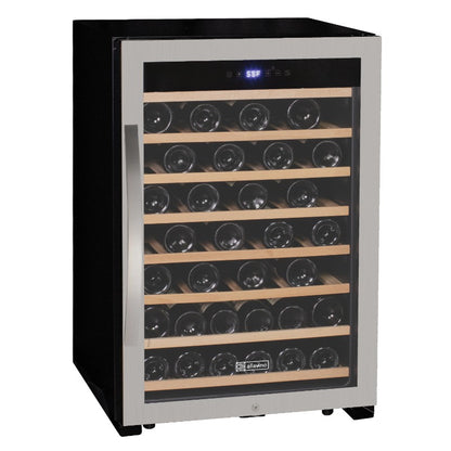 Allavino Cascina 55 Bottle Single Zone Wine Refrigerator with Stainless Steel Door KWR55S-1SR