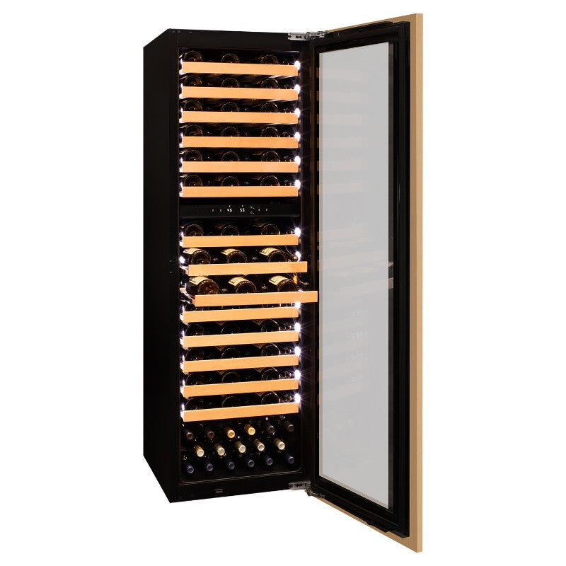 Allavino 101 Bottle Dual Zone Panel Ready Wine Refrigerator VCWR-101PRD-2R
