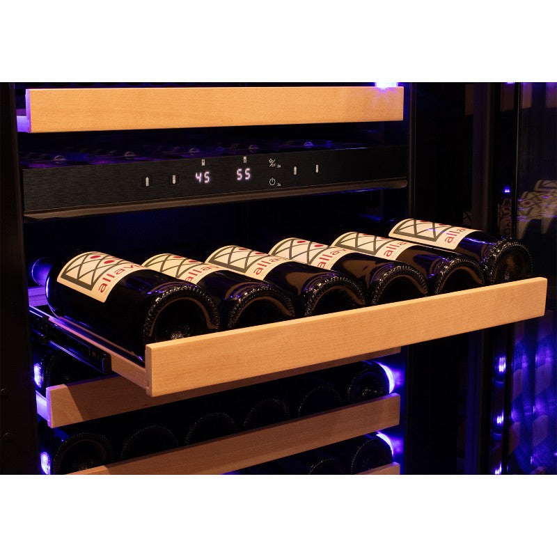 Allavino 101 Bottle Dual Zone Panel Ready Wine Refrigerator VCWR-101PRD-2R