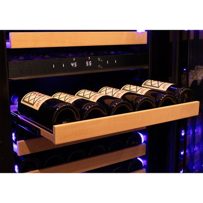 Allavino 101 Bottle Dual Zone Panel Ready Wine Refrigerator VCWR-101PRD-2R