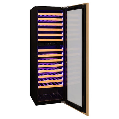 Allavino 101 Bottle Dual Zone Panel Ready Wine Refrigerator VCWR-101PRD-2R