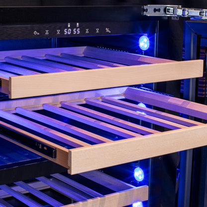 Allavino 107 Bottle Single Zone Panel Ready Wine Refrigerator VCWR-107PRS-1R