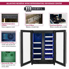 Allavino VSBCW34FD-2S 18-Bottle/66-Can Beverage Center