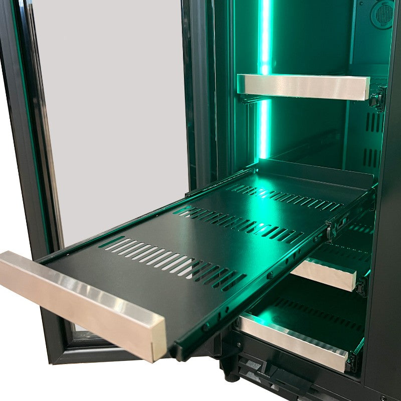 Allavino Wine Refrigerator 24" Dual-Door Stainless Steel Beverage Center VSBCW34FD-2S