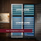 Allavino VSW15471D-2SL 154-Bottle Dual Zone Wine Refrigerator