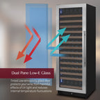 Allavino VSW16371S-1SL 163-Bottle Single Zone Wine Refrigerator