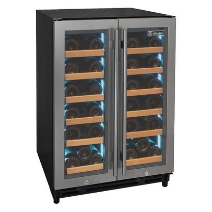 Allavino Reserva 36-Bottle Dual Zone Wine Refrigerator with French Doors VSW3634FD-2S