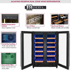 Allavino VSW3634FD-2S 36-Bottle Dual Zone Wine Refrigerator