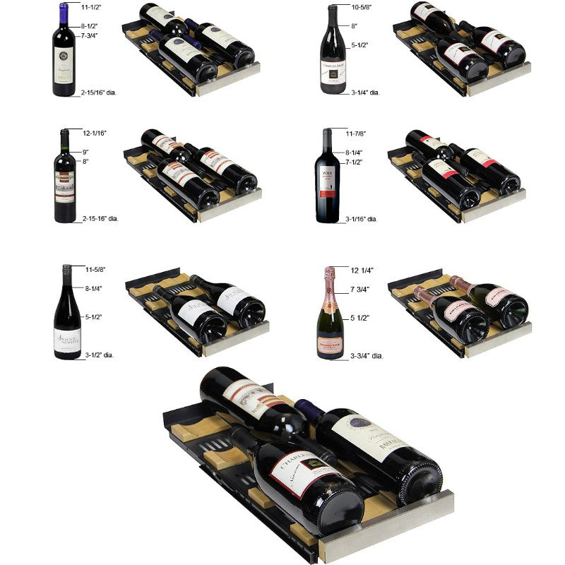 Allavino VSW3634FD-2S 36-Bottle Dual Zone Wine Refrigerator