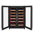 Allavino VSW3634FD-2S 36-Bottle Dual Zone Wine Refrigerator