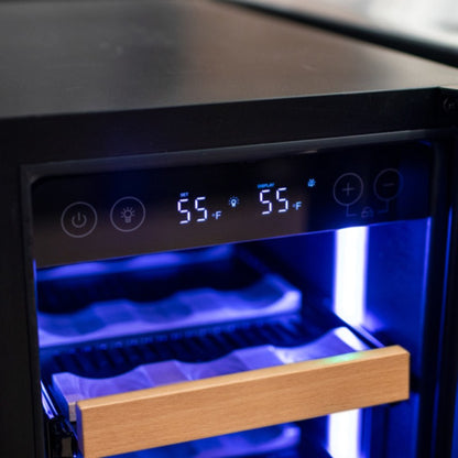 Allavino Reserva 36-Bottle Dual Zone Wine Refrigerator with French Doors VSW3634FD-2S