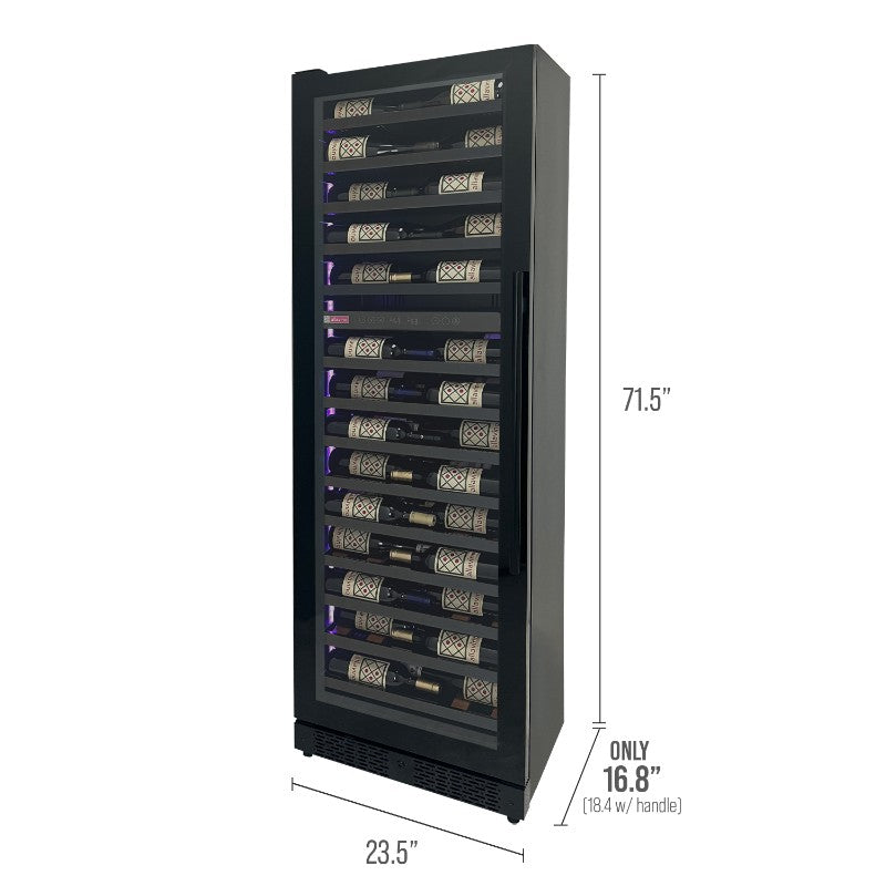 Allavino VSW6771D-2BL-WD 67-Bottle Dual Zone Wine Refrigerator