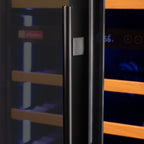 Allavino VSW6771D-2BL-WD 67-Bottle Dual Zone Wine Refrigerator