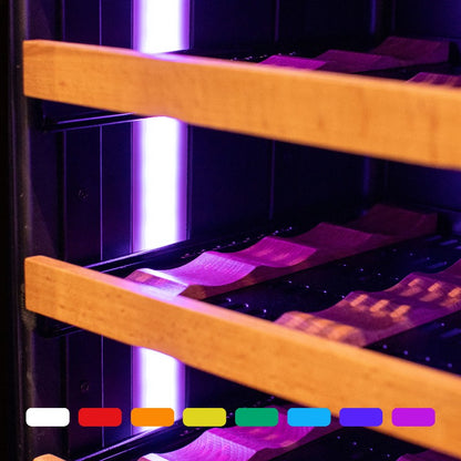 Allavino Reserva 67-Bottle Dual Zone Shallow Wine Cooler 71" VSW6771D-2BL