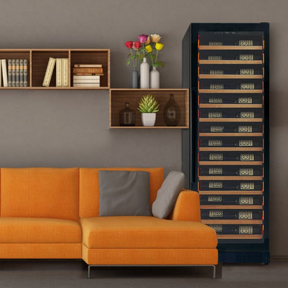 Allavino Wine Cooler 67 Bottle Single Zone Shallow Black Console VSW6771S-1BL