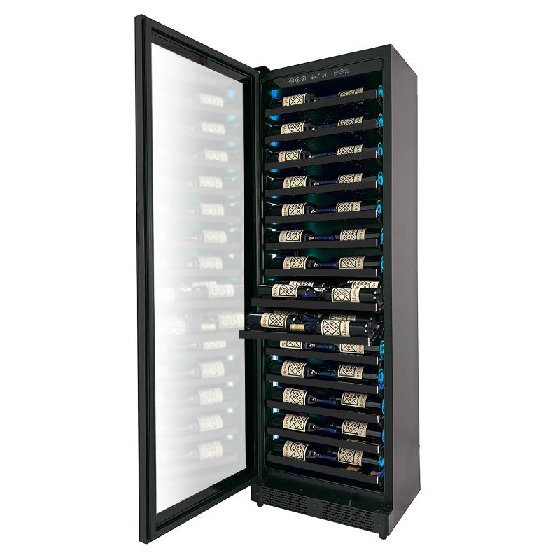 Allavino Wine Cooler 67 Bottle Single Zone Shallow Black Console VSW6771S-1BL