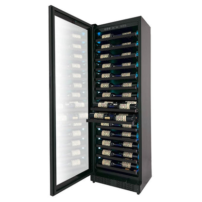 Allavino Wine Cooler 67 Bottle Single Zone Shallow Black Console VSW6771S-1BL