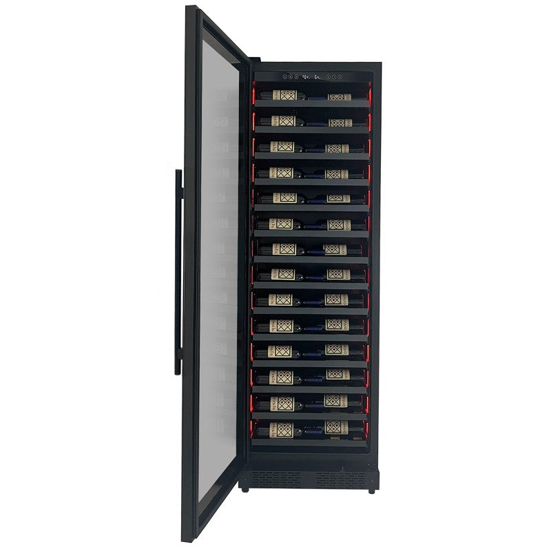 Allavino Wine Cooler 67 Bottle Single Zone Shallow Black Console VSW6771S-1BL