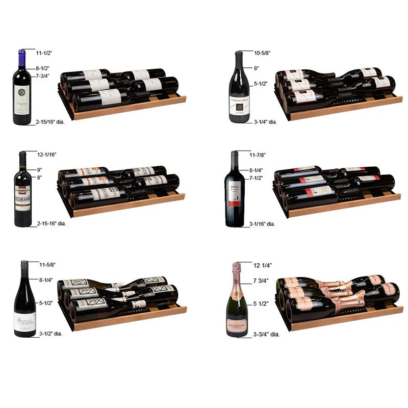 Allavino VSW6771S-1BL-WD 67-Bottle Single Zone Wine Refrigerator