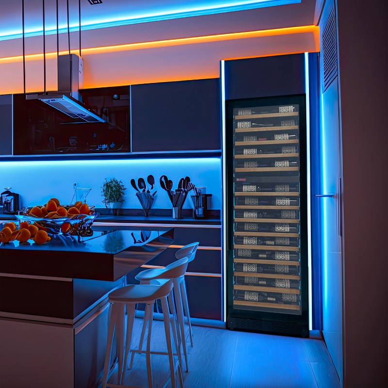 Allavino Reserva 67-Bottle Dual Zone Shallow Wine Cooler 71" VSW6771D-2BL