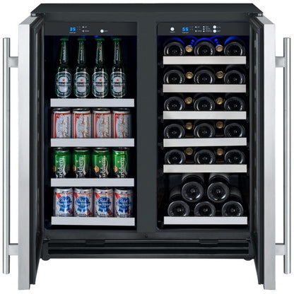 Allavino 30" Dual Zone Wine & Beverage Fridge – 30 Bottle / 88 Can VSWB30-2SF20