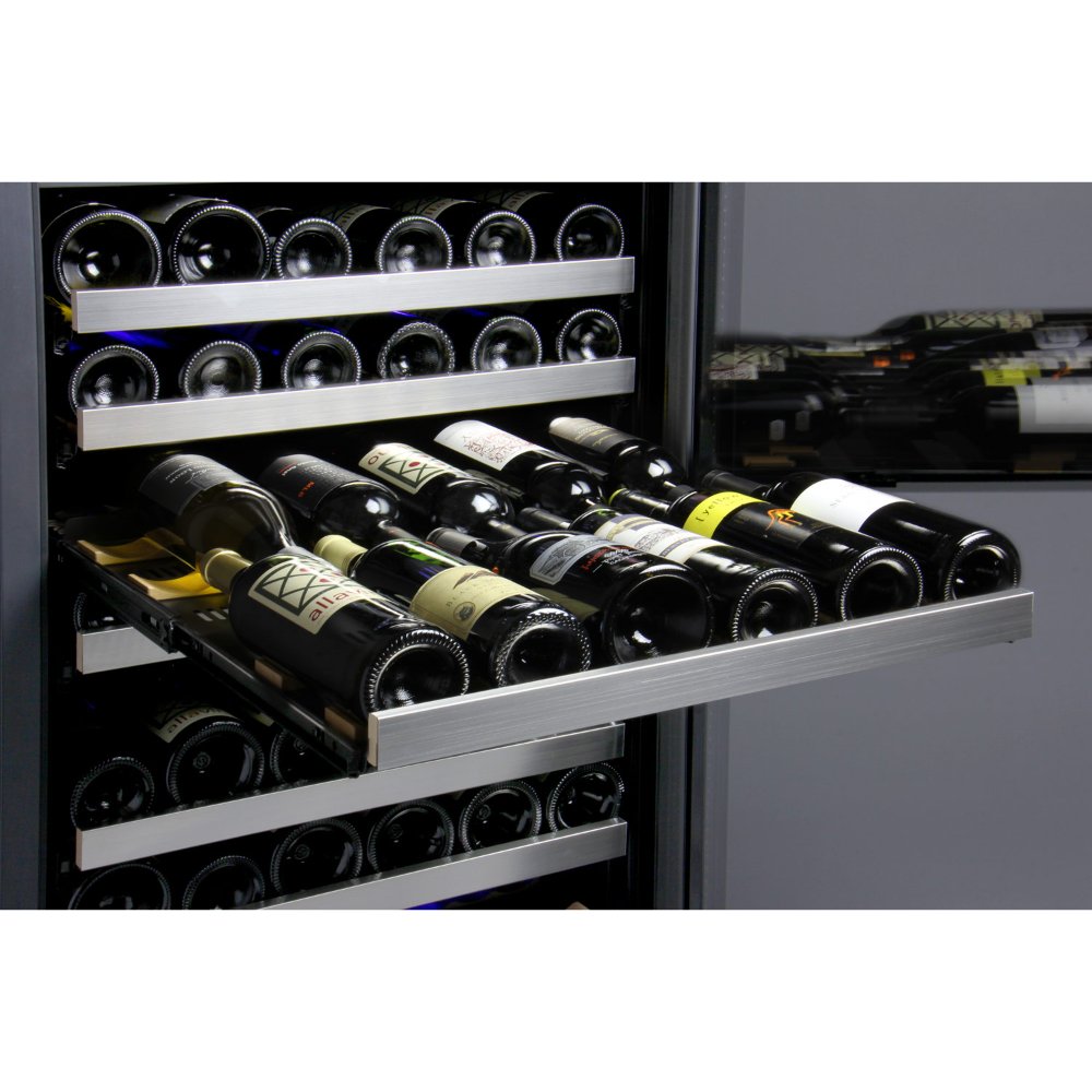 Allavino Wine Refrigerator 121 Bottle Dual Zone Tru-Vino Stainless Steel VSWR121-2SL20