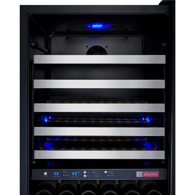 Allavino VSWR172-2SL20 172-Bottle Dual Zone Wine Refrigerator