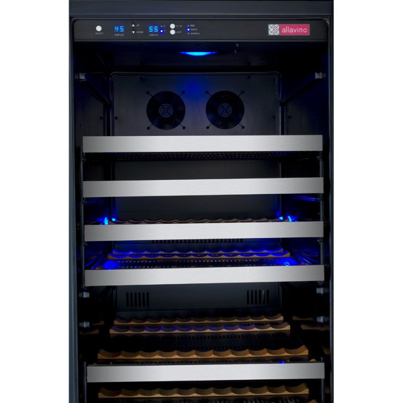 Allavino 24" Wine Refrigerator 177-Bottle Single Zone Tru-Vino VSWR177-1SL20