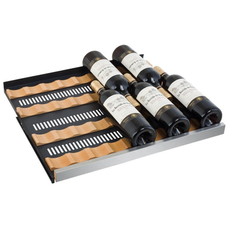 Allavino 56-Bottle Single Zone Built-In Wine Refrigerator FlexCount in Stainless Steel VSWR56-1SL20