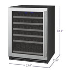 Allavino VSWR56-1SL20 56-Bottle Single Zone Wine Refrigerator