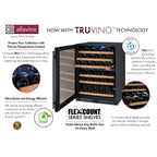 Allavino VSWR56-2BL20 56-Bottle Dual Zone Wine Refrigerator
