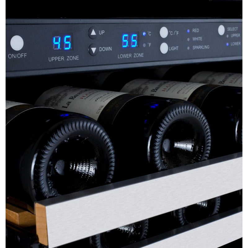 Allavino VSWR56-2SL20 56-Bottle Dual Zone Wine Refrigerator