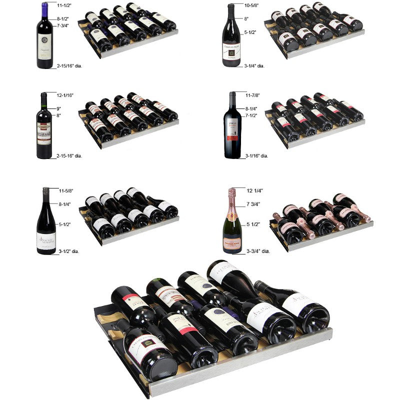 Allavino VSWR56-2SL20 56-Bottle Dual Zone Wine Refrigerator