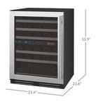 Allavino VSWR56-2SL20 56-Bottle Dual Zone Wine Refrigerator