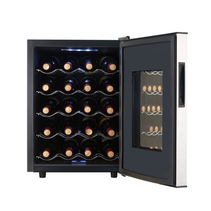 Whynter Wine Cooler 20-Bottle Thermoelectric Mirror Glass Door WC-201TD