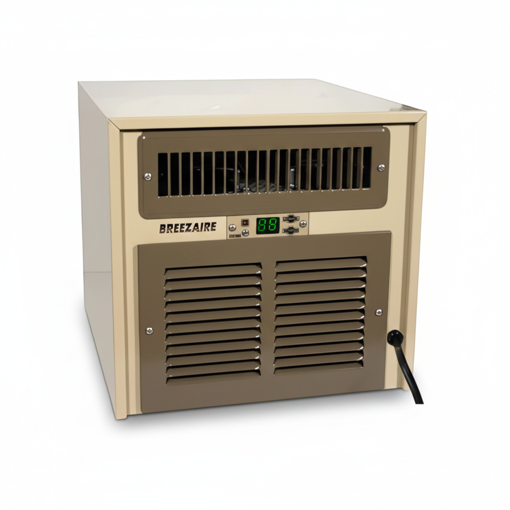 Breezaire WKL 2200 self-contained through-the-wall wine cellar cooling unit