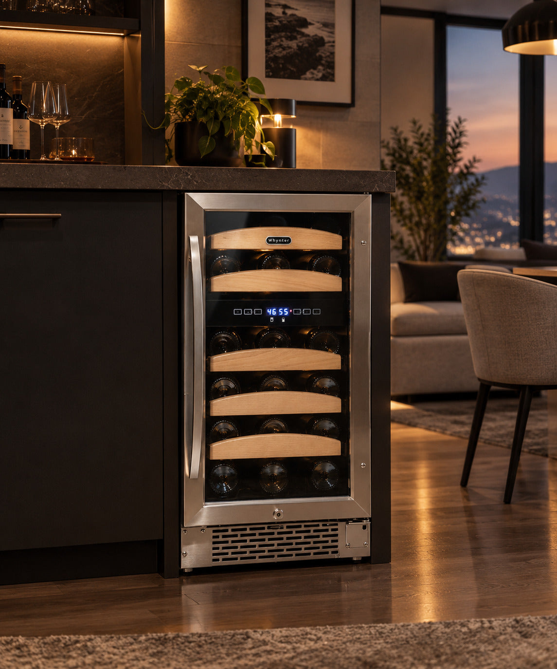 Whynter 28-Bottle Dual Zone Wine Refrigerator BWR-281DZ