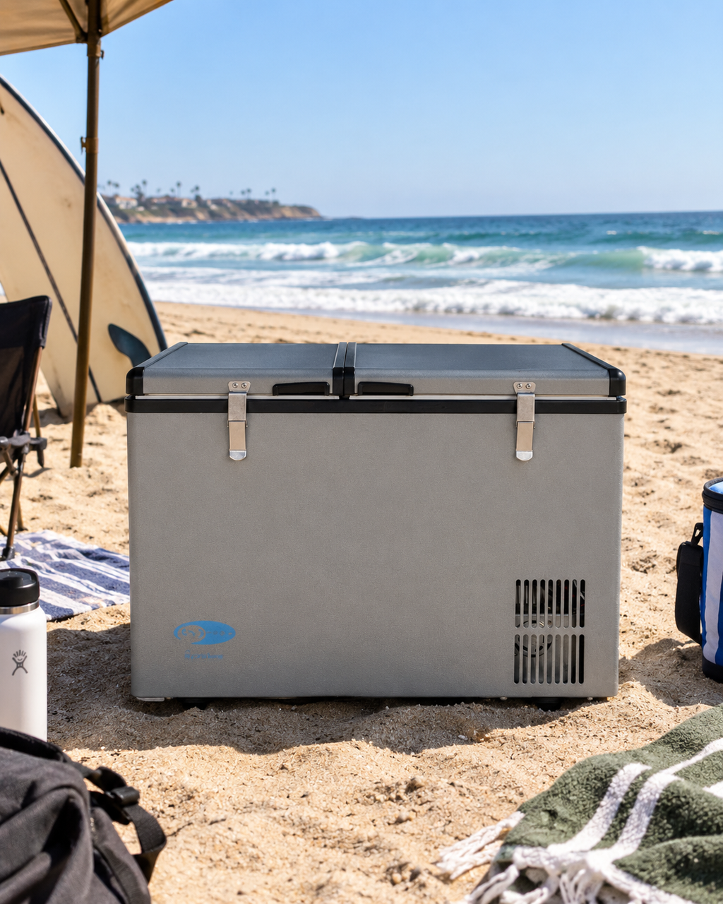 Whynter 62-Quart Dual Zone Portable Fridge/Freezer FM-62DZ