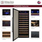 Allavino YHWR305-1BR20 277-Bottle Single Zone Wine Refrigerator