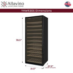 Allavino YHWR305-1BR20 277-Bottle Single Zone Wine Refrigerator
