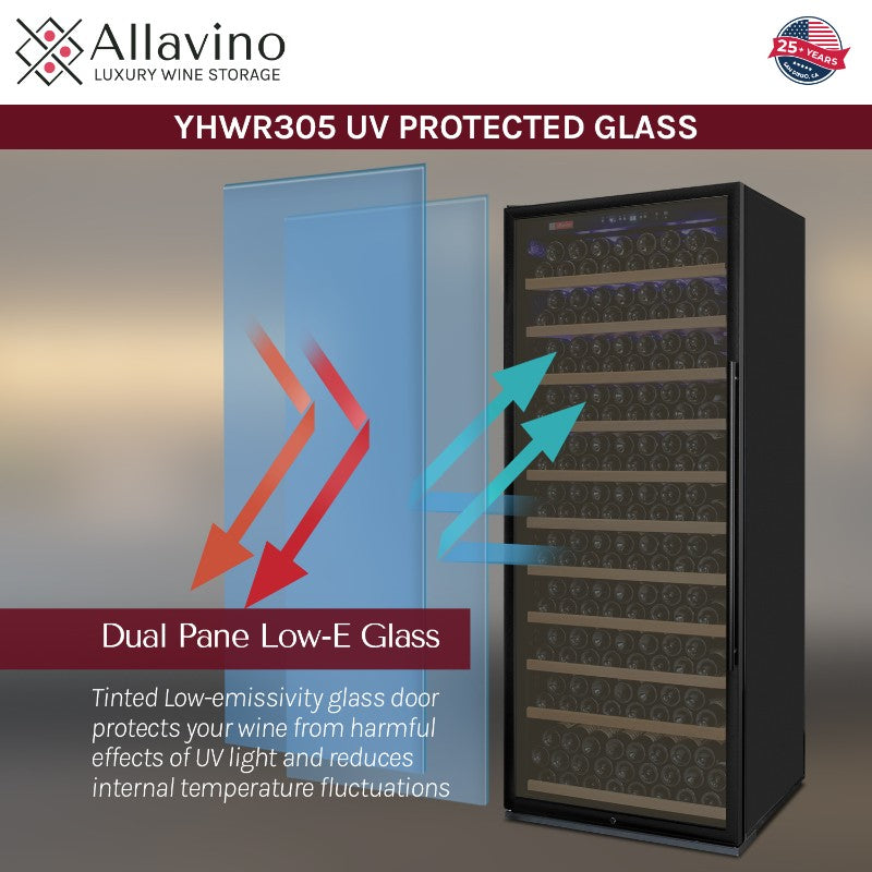 Allavino YHWR305-1BR20 277-Bottle Single Zone Wine Refrigerator