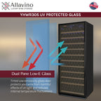 Allavino YHWR305-1BR20 277-Bottle Single Zone Wine Refrigerator