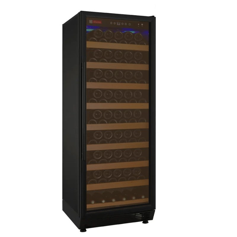Allavino Wine Refrigerator 99 Bottle Single Zone Black Door YHWR99-1BR20