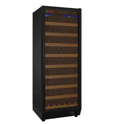 Allavino Wine Refrigerator 99 Bottle Single Zone Black Door YHWR99-1BR20