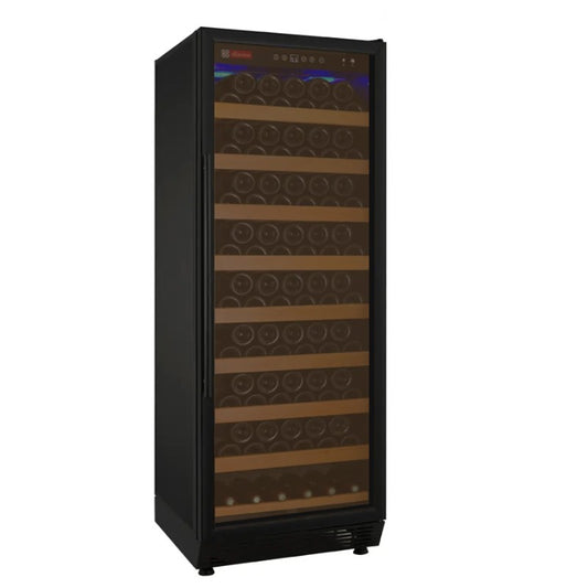 Allavino Wine Refrigerator 99 Bottle Single Zone Black Door YHWR99-1BR20