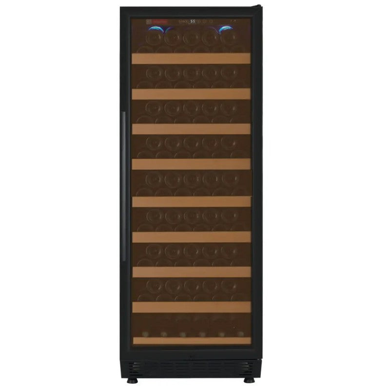Allavino Wine Refrigerator 99 Bottle Single Zone Black Door YHWR99-1BR20
