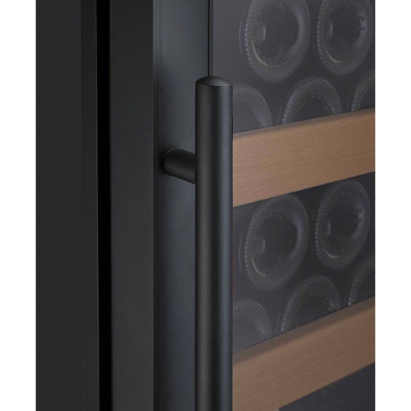 Allavino Wine Refrigerator 99 Bottle Single Zone Black Door YHWR99-1BR20