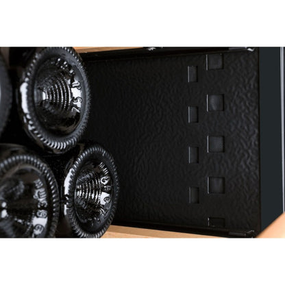 Allavino Wine Refrigerator 99 Bottle Single Zone Black Door YHWR99-1BR20