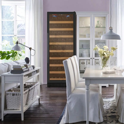 Allavino Wine Refrigerator 99 Bottle Single Zone Black Door YHWR99-1BR20