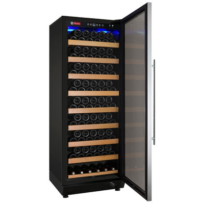 Allavino Wine Refrigerator 99 Bottle Single Zone Black Door YHWR99-1SR20